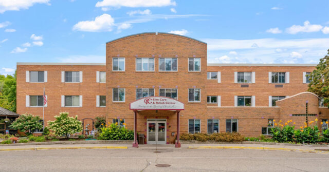 Exterior view of Elim Wellspring nursing home in Princeton, Minnesota